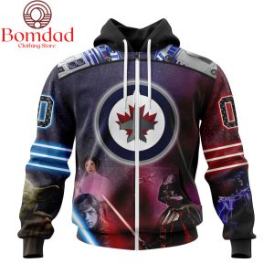 Winnipeg Jets Star Wars Collaboration Personalized Hoodie Shirts