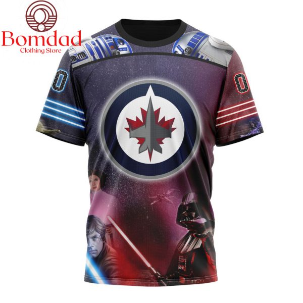 Winnipeg Jets Star Wars Collaboration Personalized Hoodie Shirts
