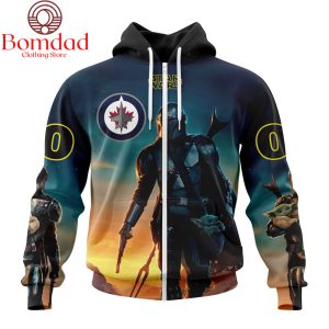 Winnipeg Jets Star Wars The Mandalorian Personalized Hoodie Shirts