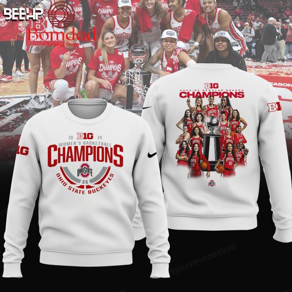 2024 Big Ten Women’s Basketball Champions Buckeyes Hoodie T Shirt