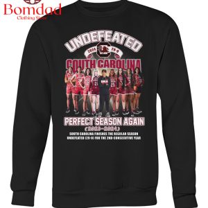 2024 Perfect Season Again South Carolina Gamecocks  T-Shirt