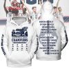 2024 Uconn Huskies Champions Big East Hoodie Shirts White Version