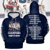 2024 Uconn Huskies Champions Big East Navy Design Hoodie Shirts