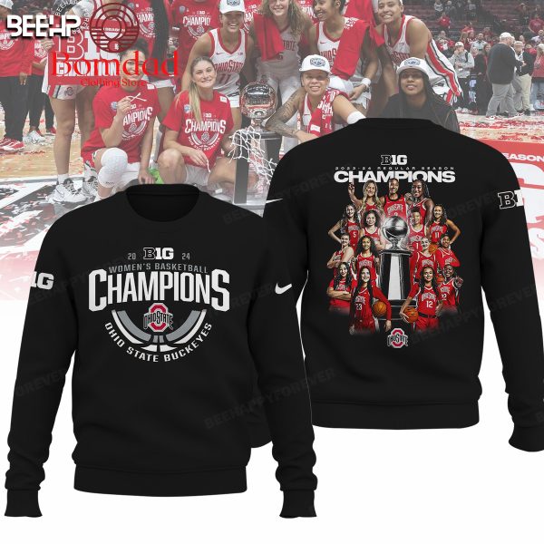 2024 Women’s Basketball Champions Ohio State Buckeyes Hoodie T Shirt