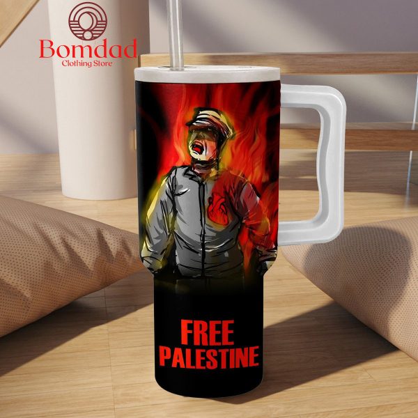 Aaron Bushnell Free Palestine 40oz Tumbler