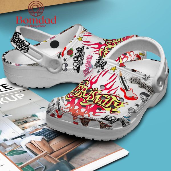 Aerosmith How About Some Backstage Passes Fan Crocs Clogs