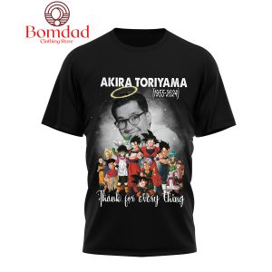 Akira Toriyama Dragon Ball Thank You For Every Thing T Shirt