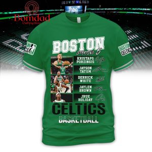All Stars Boston Celtics Starting 6 Basketball Hoodie Shirts Green Version