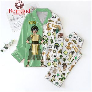 Avatar The Last Airbender Toph It’s The Quenchiest Polyester Pajamas Set