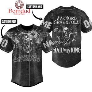 Avenged Sevenfold Hail To The King Black Personalized Baseball Jersey