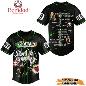 Avril Lavigne Greatest Hit Tour 2024 Personalized Baseball Jersey