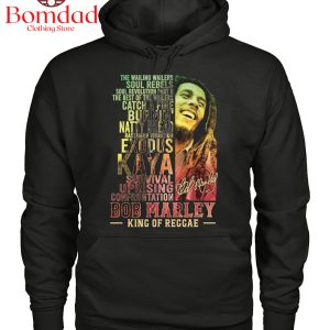 Bob Marley King Of Reggae Soul Rebels T-Shirt