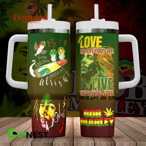 Bob Marley Love The Life You Love 40oz Tumbler