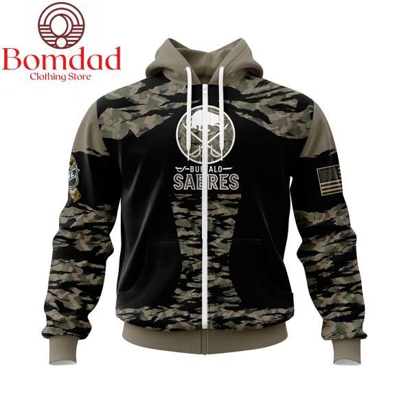 Buffalo Sabres Honors Veterans And Military Personalized Hoodie Shirts