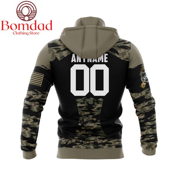 Chicago Blackhawks Honors Veterans And Military Personalized Hoodie Shirts