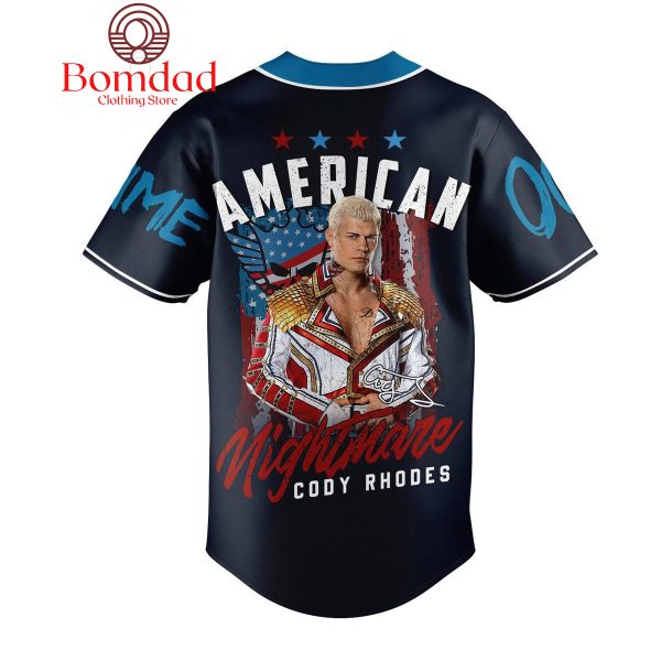 Cody Rhodes American Nightmare Personalized Baseball Jersey
