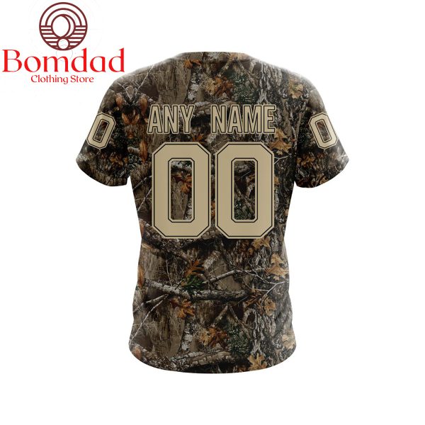 Columbus Blue Jackets Hunting Realtree Camo Personalized Hoodie Shirts