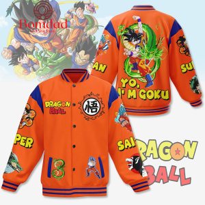 Dragon Ball Yo I’m Goku Baseball Jacket