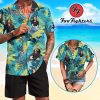 Bon Jovi Palm Tree Coconut Monstera Hibiscus Hawaiian Shirts