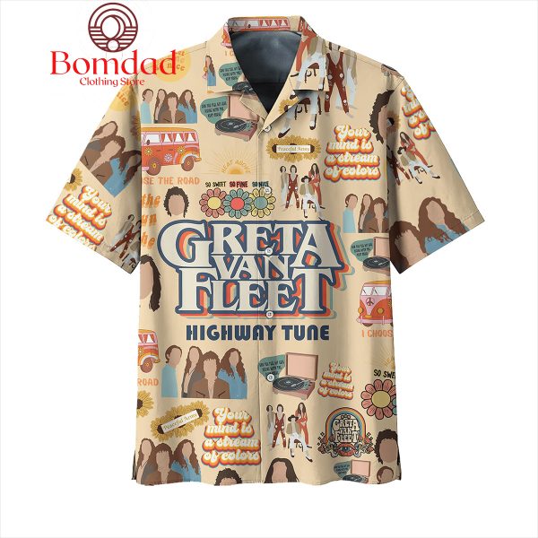 Greta Van Fleet Your Mind Is A Stream Of Colors Hawaiian Shirts