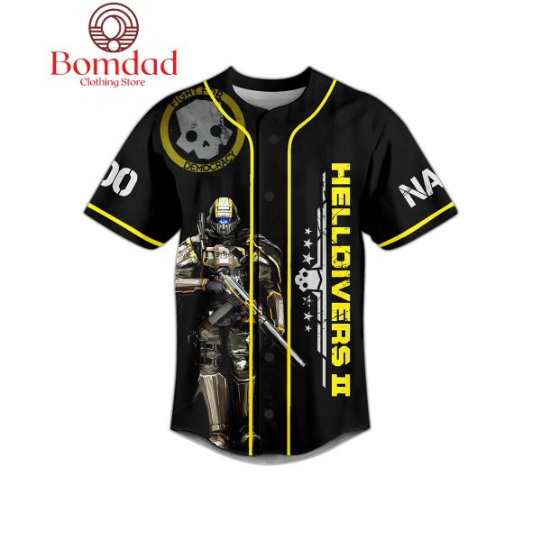 Helldivers How About A Nice Of Of Libertea Personalized Baseball Jersey