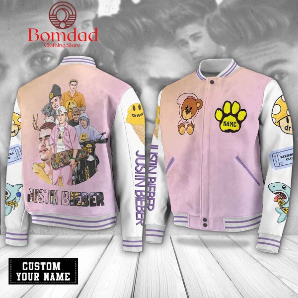 Justin Bieber Drew Personalized Baseball Jacket