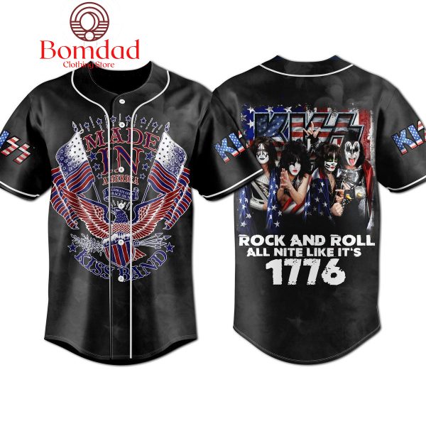 Kiss Rock And Roll All Nite Like It’s 1776 Baseball Jersey