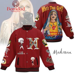 Madonna Who’s That Girl I Am Madame Baseball Jacket