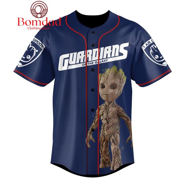 Marvel Guardians Of The Galaxy Groot Personalized Baseball Jersey