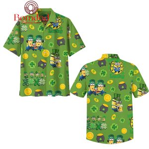 Minions Happy St. Patrick’s Day Lucky Banana Hawaiian Shirts