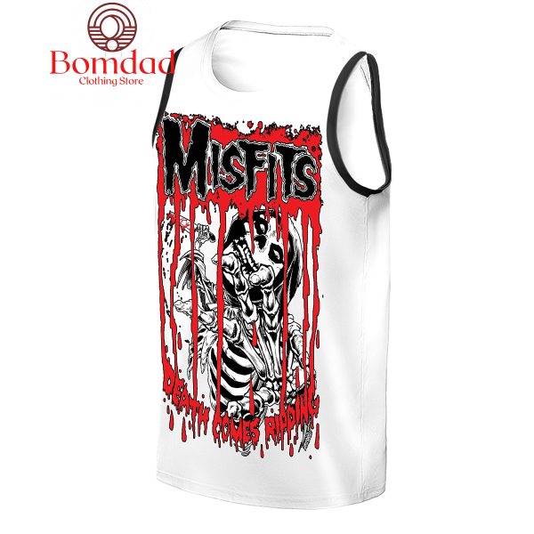 Misfits Death Comes Ripping Hoodie Shirts White Design