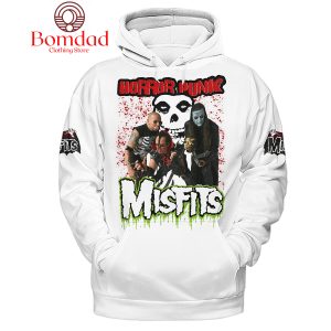 Misfits Horror Punk Hoodie Shirts White Design