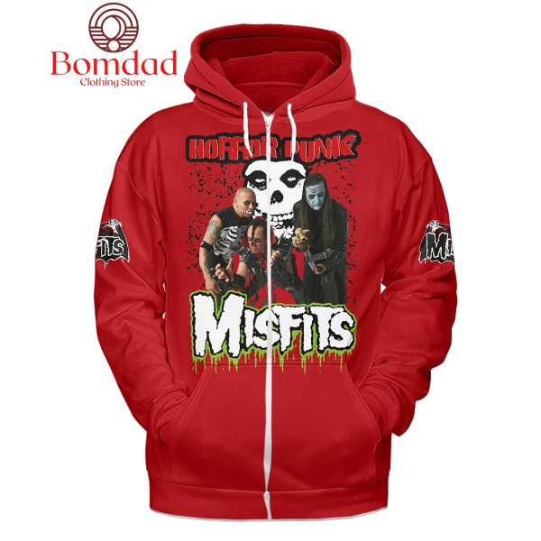 Misfits Horror Punk Red Version Hoodie Shirts