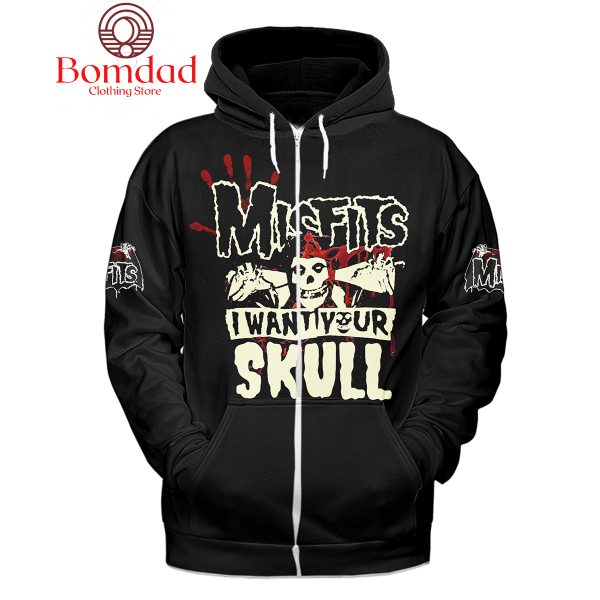 Misfits I Want Your Skull Black Version Hoodie Shirts