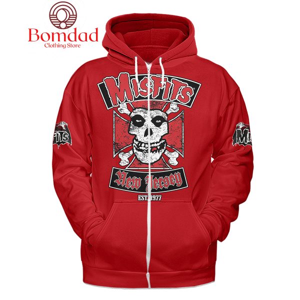 Misfits New Jersey Est. 1977 Red Version Hoodie Shirts