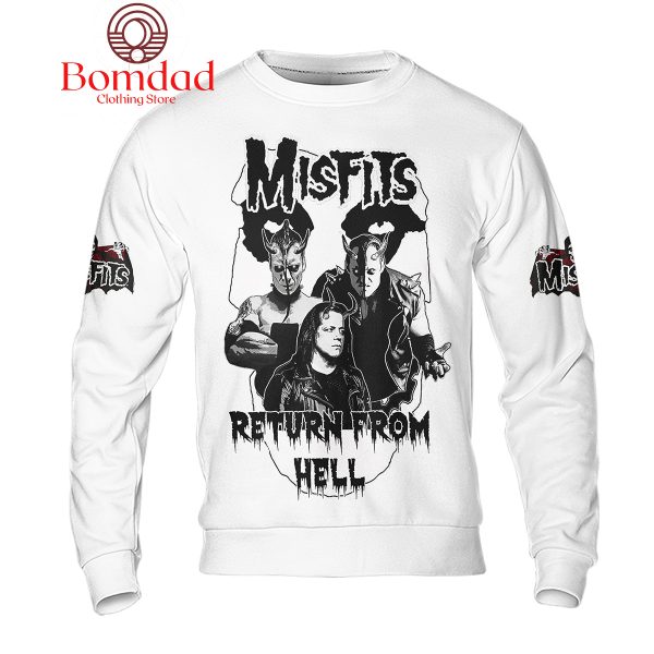 Misfits Return From Hell Hoodie Shirts White Design