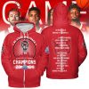 NC State Wolfpack 2024 Champions ACC Men’s Basketball White Hoodie Shirts