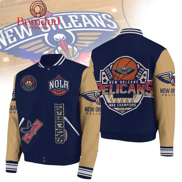 New Orleans Pelicans NBA Champions Baseball Jacket