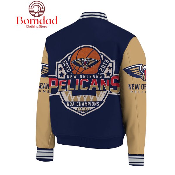 New Orleans Pelicans NBA Champions Baseball Jacket
