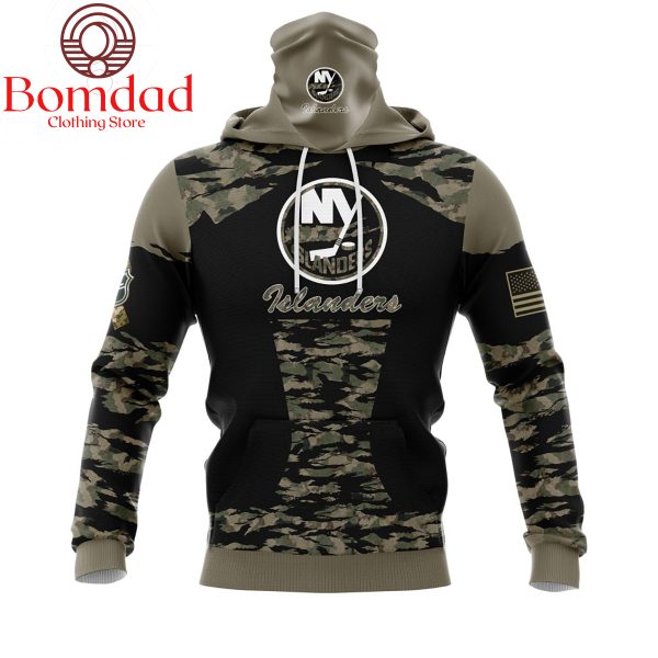 New York Islanders Honors Veterans And Military Personalized Hoodie Shirts