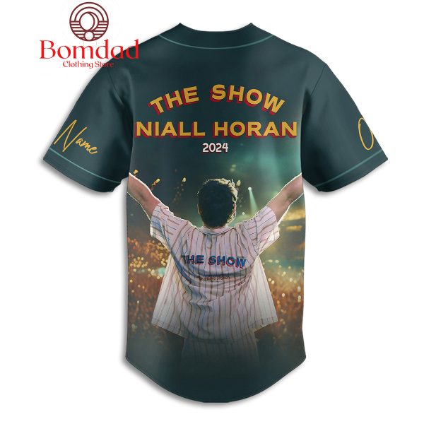 Niall Horan The Show 2024 Fan Green Version Personalized Baseball Jersey