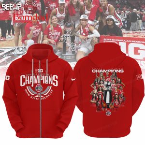Ohio State Buckeyes 2024 Big Ten Women’s Basketball Champions Hoodie T Shirt