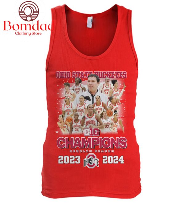 Ohio State Buckeyes Big Ten Champions 2023 2024 T Shirt