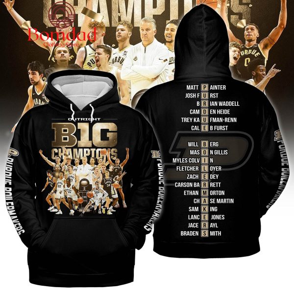 Outright Big Ten Champions 2024 Purdue Boilermakers Hoodie T Shirt