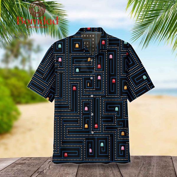 Pac Man Game Of Our Time Hawaiian Shirts