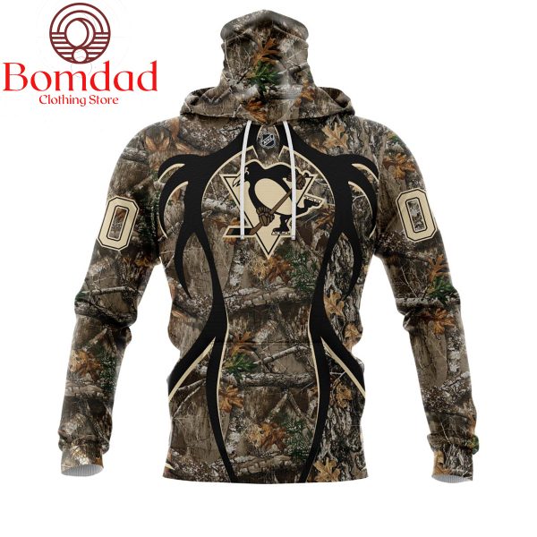Pittsburgh Penguins Hunting Realtree Camo Personalized Hoodie Shirts