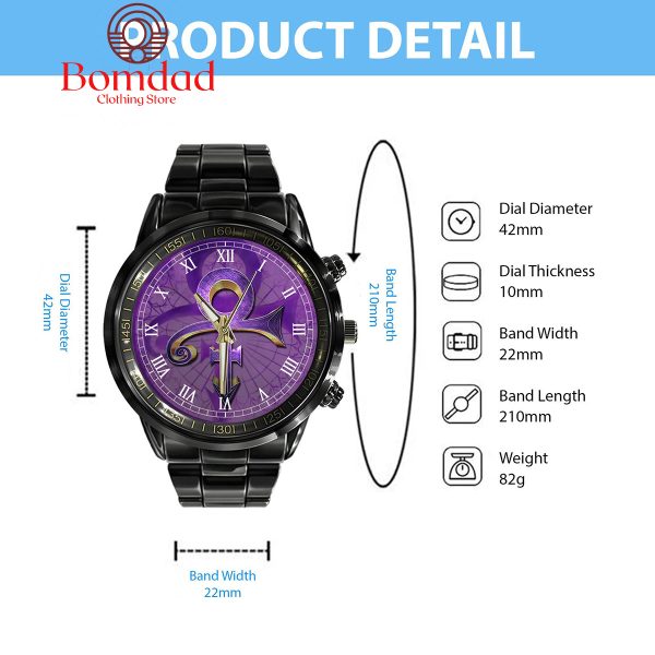 Prince Purple Rain Fan Black Watch