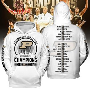 Purdue Boilermakers Outright Big Ten Champions Basketball White Design Hoodie T Shirt