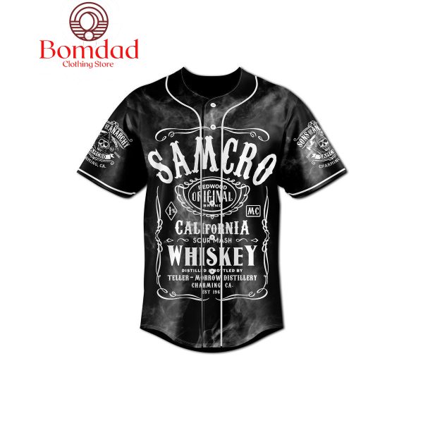 SAMCRO Sons of Anarchy Redwood Original Personalized Baseball Jersey