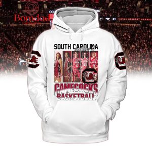 South Carolina Gamecocks Women’s Basketball Starting 5 Hoodie Shirt White Design
